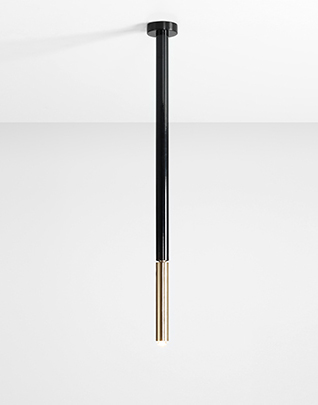 Lubinis šviestuvas STICK WHITE/BLACK M